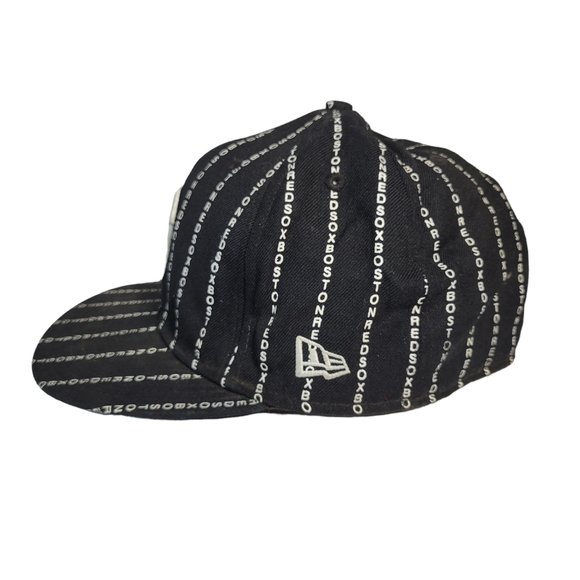 New Era 59FIFTY Boston Redsox flatbill cap spellout - Picture 3 of 6